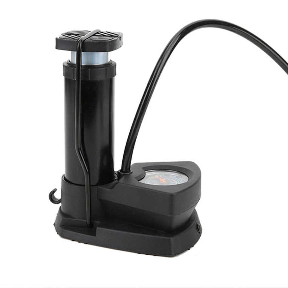 High Pressure Foot Air Pump with Gauge Heavy-Duty
