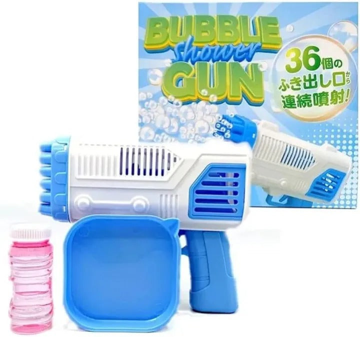 36 Holes, Electric, Bubble Machine, Bubble Gun, Includes Bubble Liquid