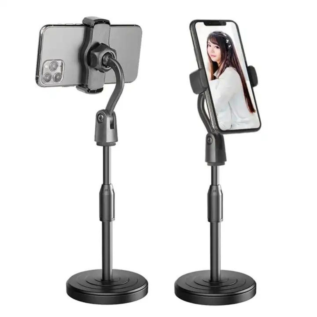 Adjustable Mobile Phone Holder Stand with 360 and 180 Degree Rotation Universal Desk Mount