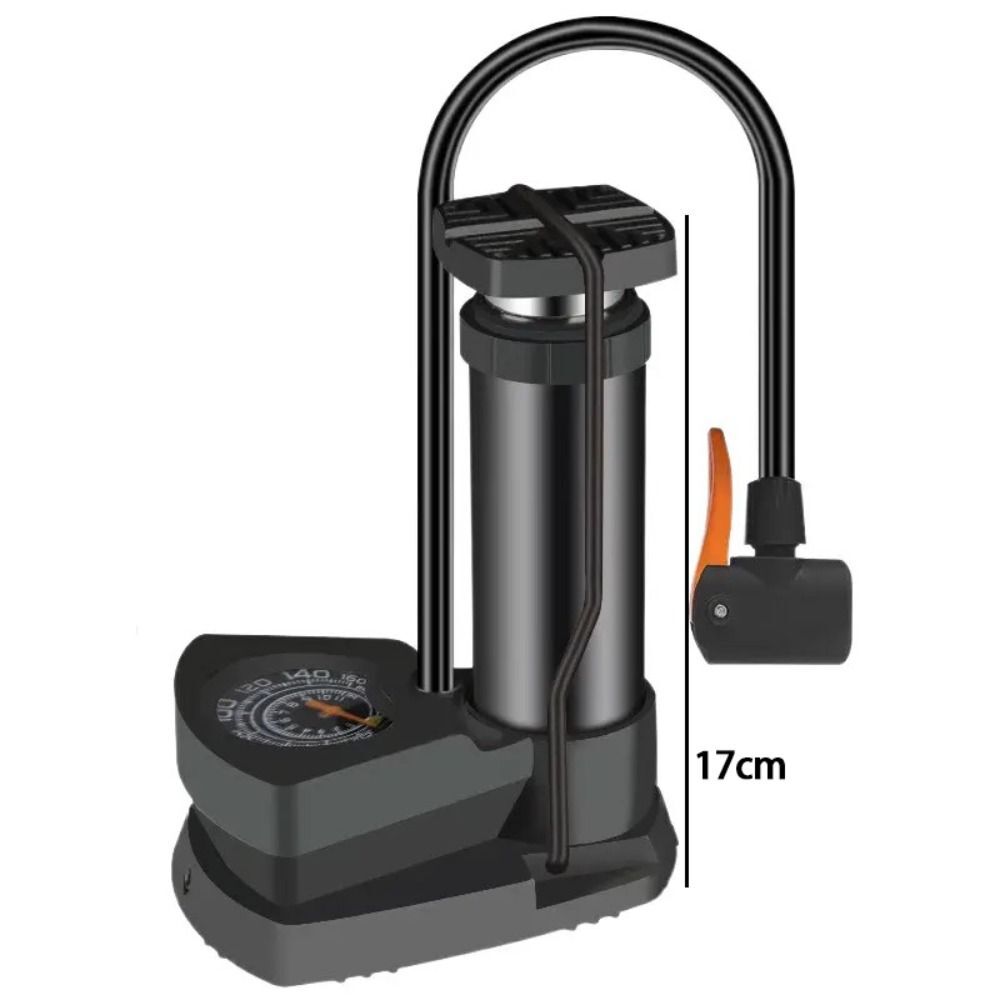 High Pressure Foot Air Pump with Gauge Heavy-Duty