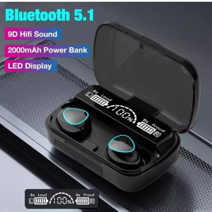 M10 TWS Wireless Headphones Touch Control Bluetooth-Compatible