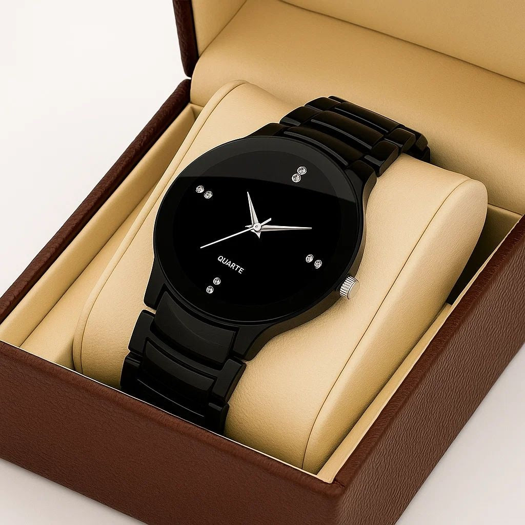 Classic Luxury Wrist Watches for Men's Quartz Boys Watches Water Resistant Watches