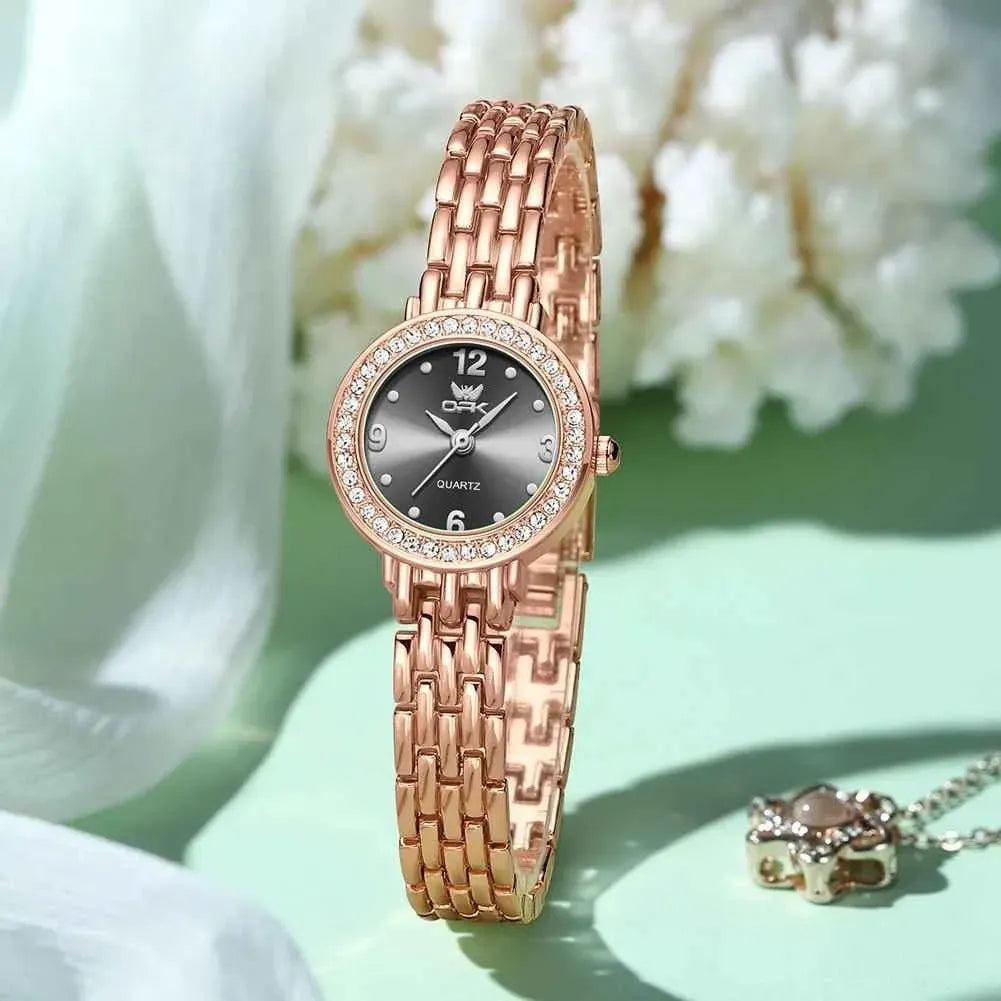 Stylish Jewelry Watch for Women Elegant Stainless Steel Watch for Girls