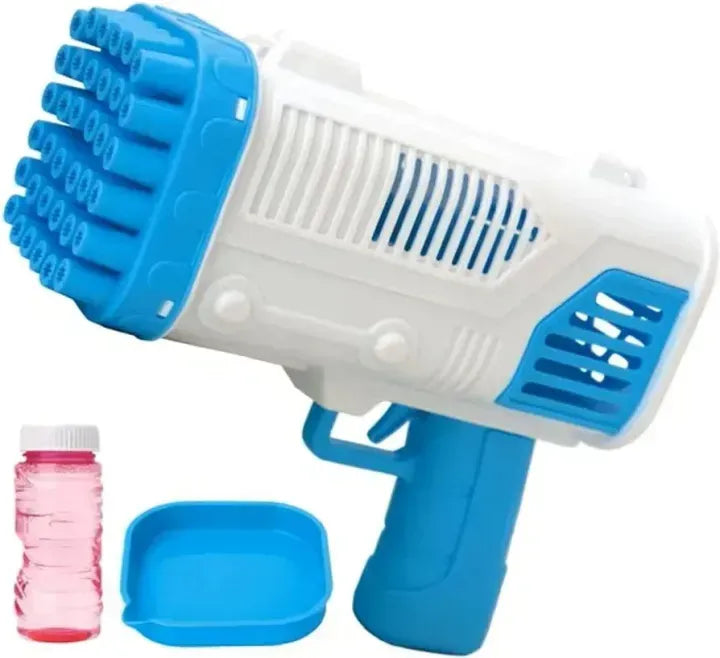 36 Holes, Electric, Bubble Machine, Bubble Gun, Includes Bubble Liquid