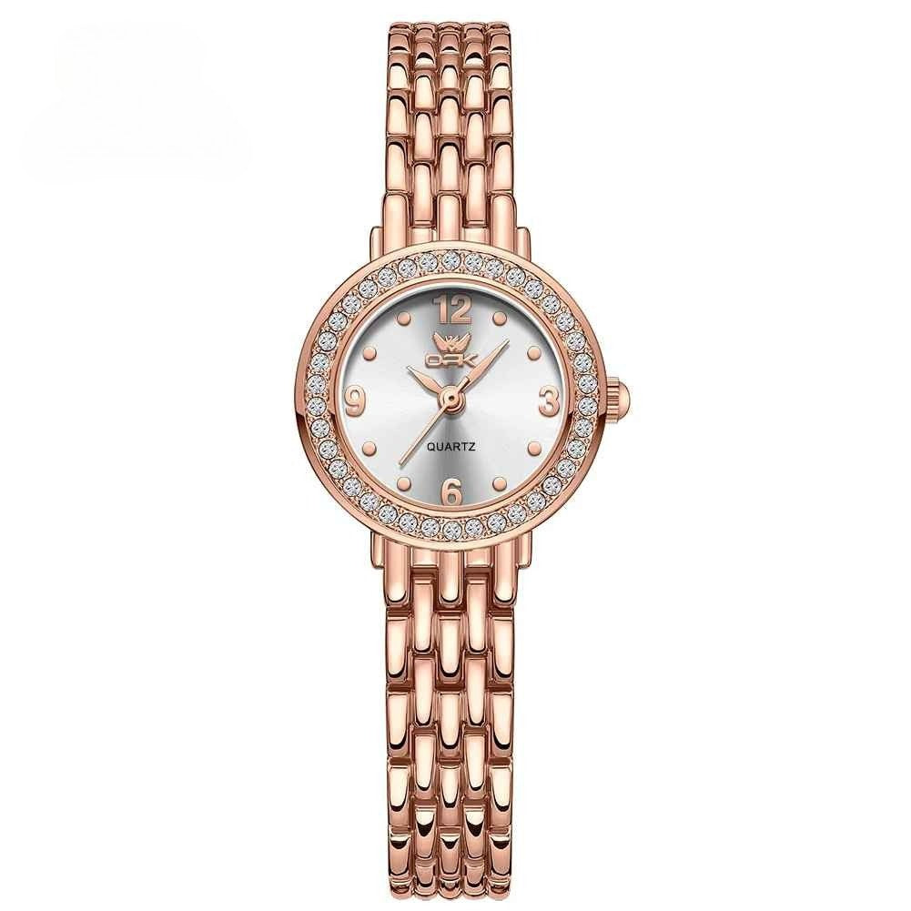 Stylish Jewelry Watch for Women Elegant Stainless Steel Watch for Girls