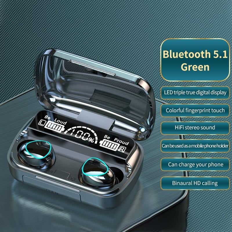 M10 TWS Wireless Headphones Touch Control Bluetooth-Compatible