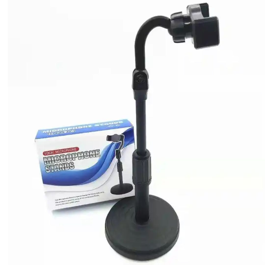 Adjustable Mobile Phone Holder Stand with 360 and 180 Degree Rotation Universal Desk Mount