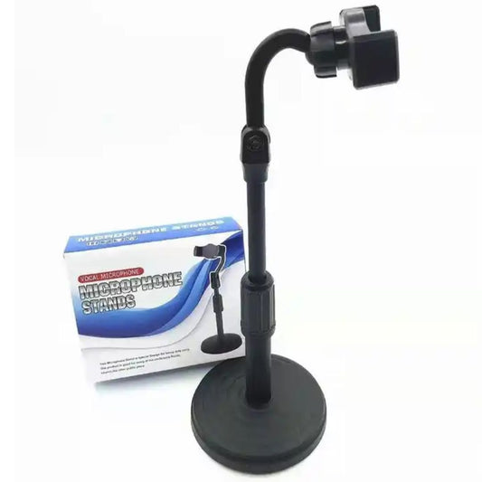 Adjustable Mobile Phone Holder Stand with 360 and 180 Degree Rotation Universal Desk Mount