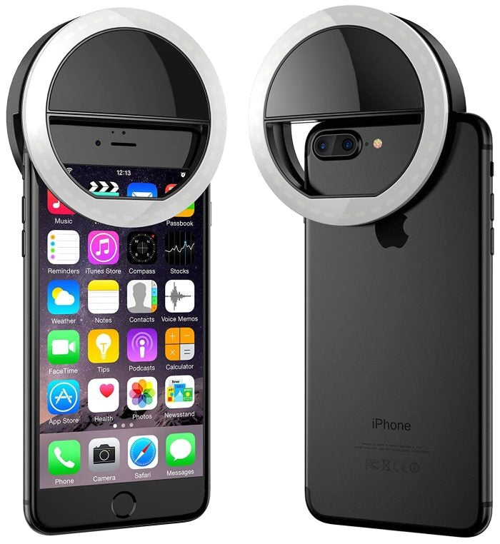 Mobile Selfie Ring Light - Portable Mini Selfie LED Lamp Ring Light for Mobile Phones