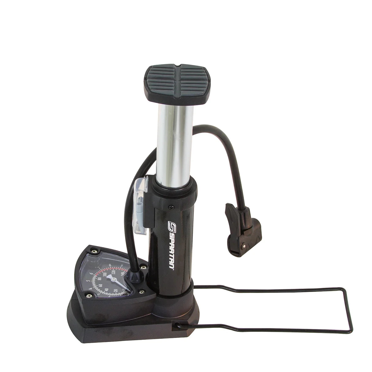 High Pressure Foot Air Pump with Gauge Heavy-Duty